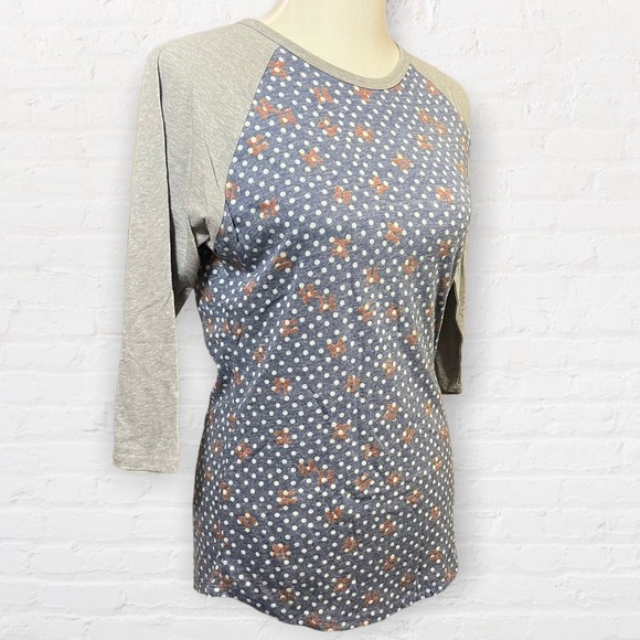 LulaRoe Randy Raglan Tee Small EUC - Picture 2 of 7